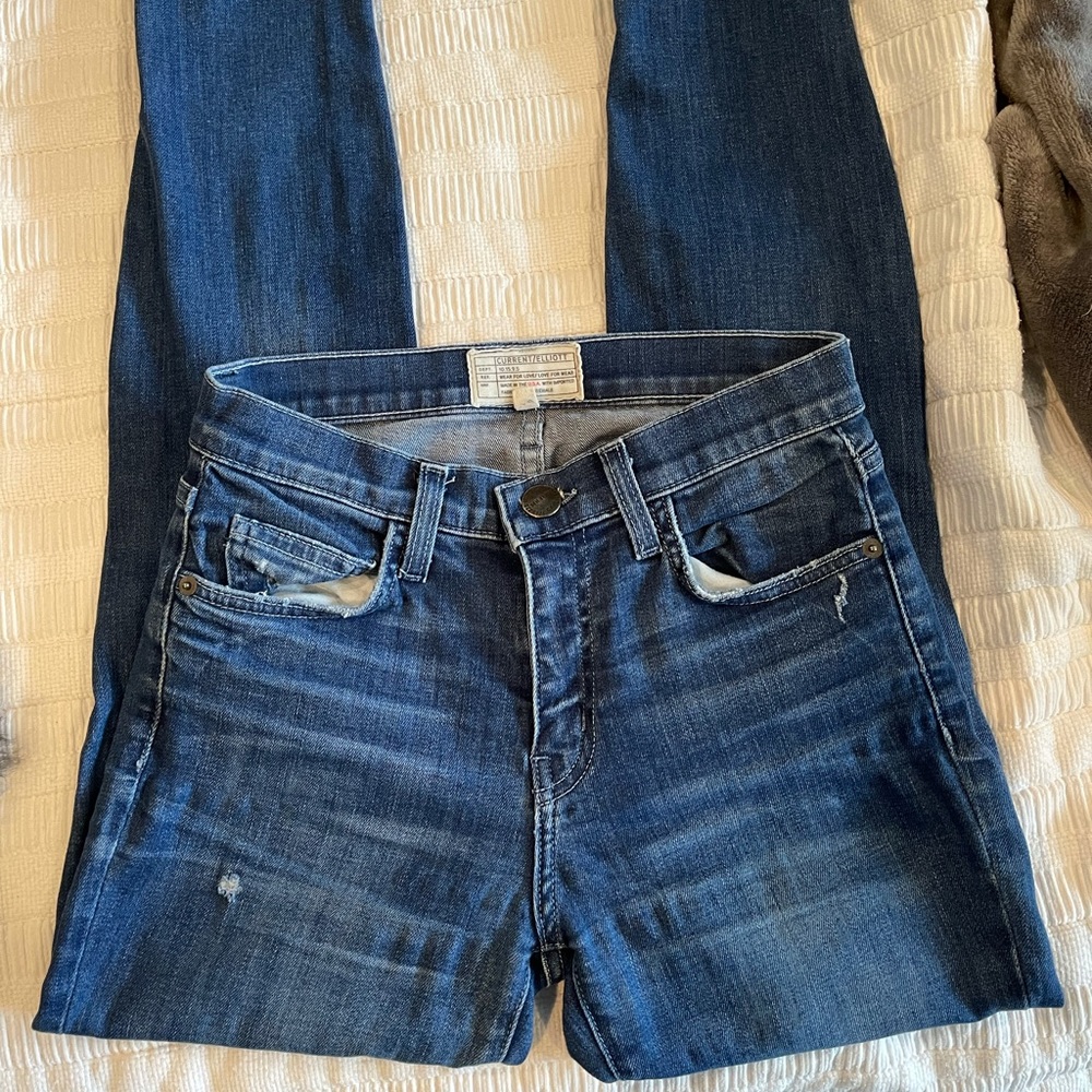 Current/Elliott high waist stiletto 24
